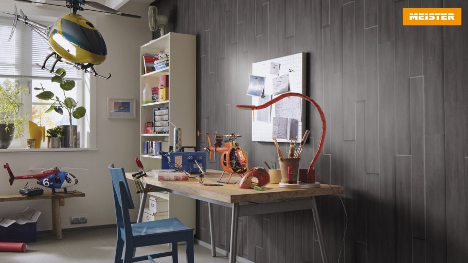 ПВХ панель дуб Гранд серый