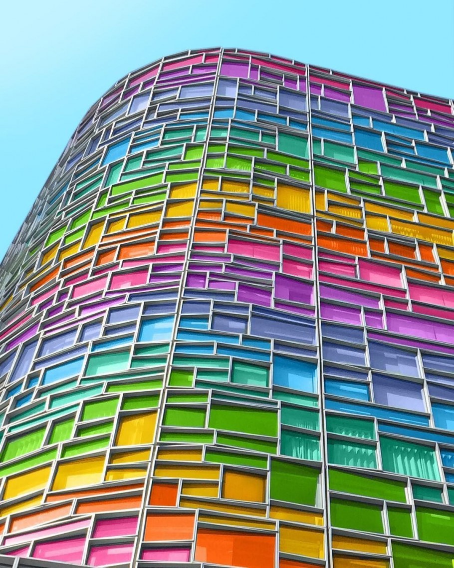 Цветные здания
