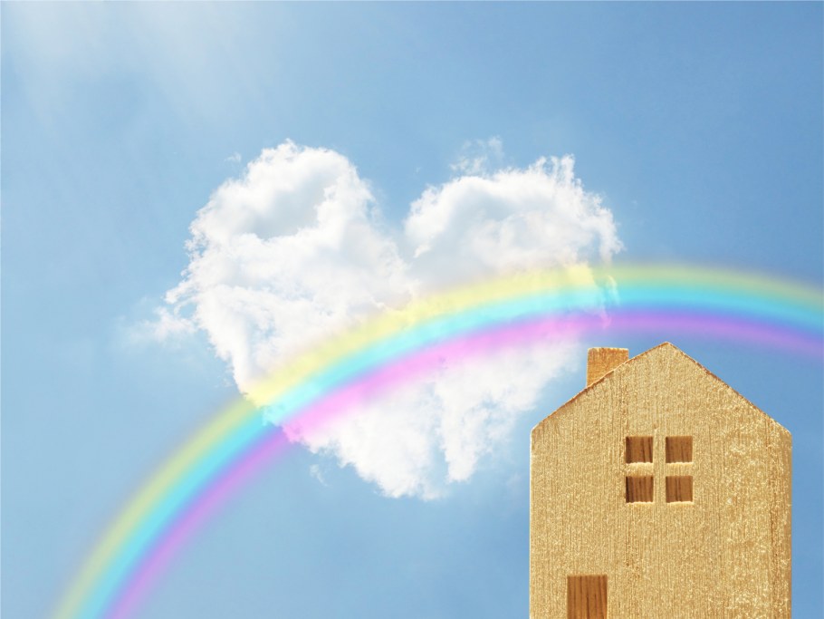 Радуга над домом