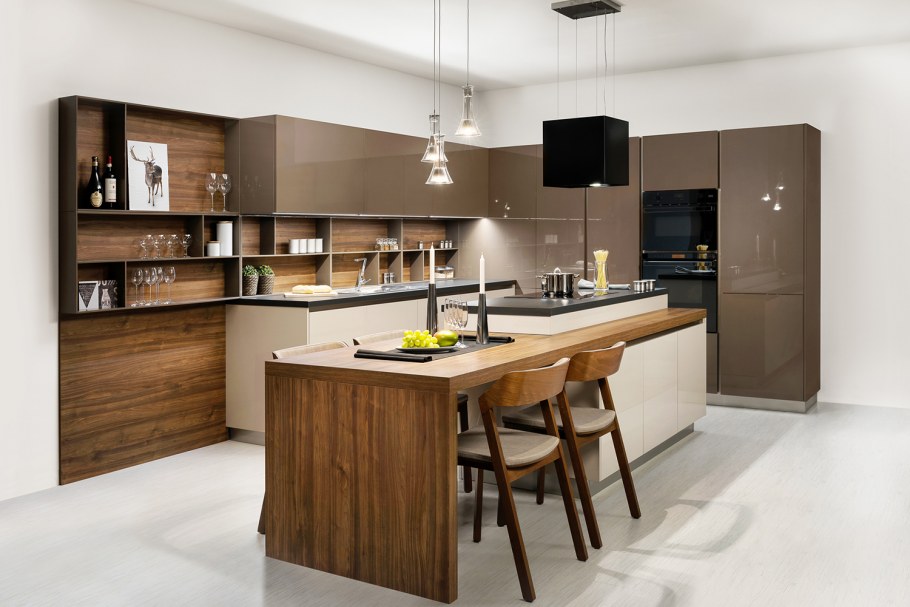 Стильные кухни под дерево