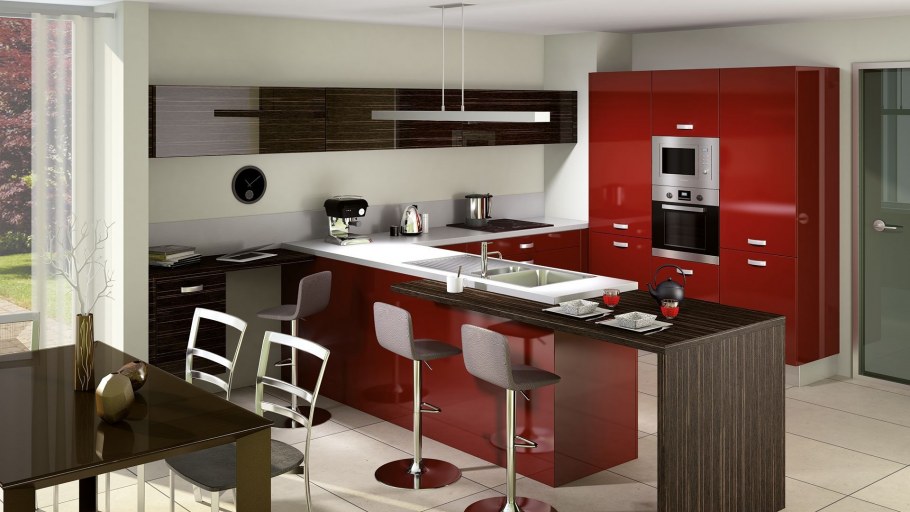 Красивые кухни в современном виде