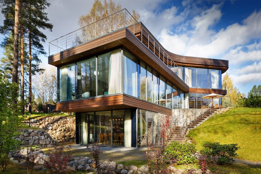 Современный загородный дом