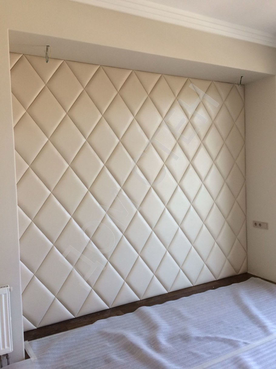 Мягкие панели на стену в спальню