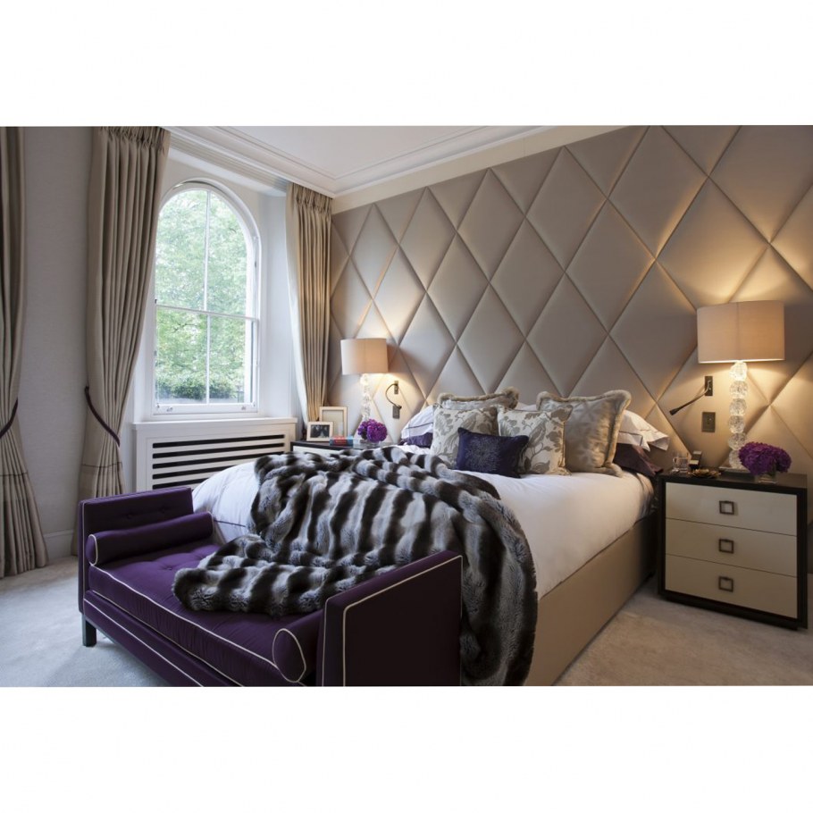 Мягкие стеновые панели в интерьере