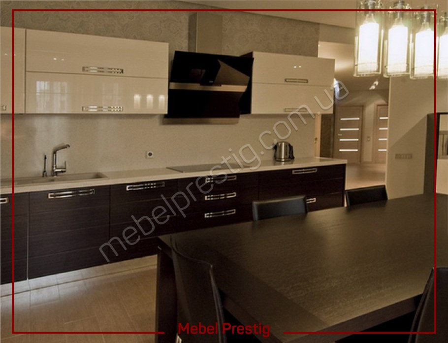 Современный кухонный гарнитур пластик