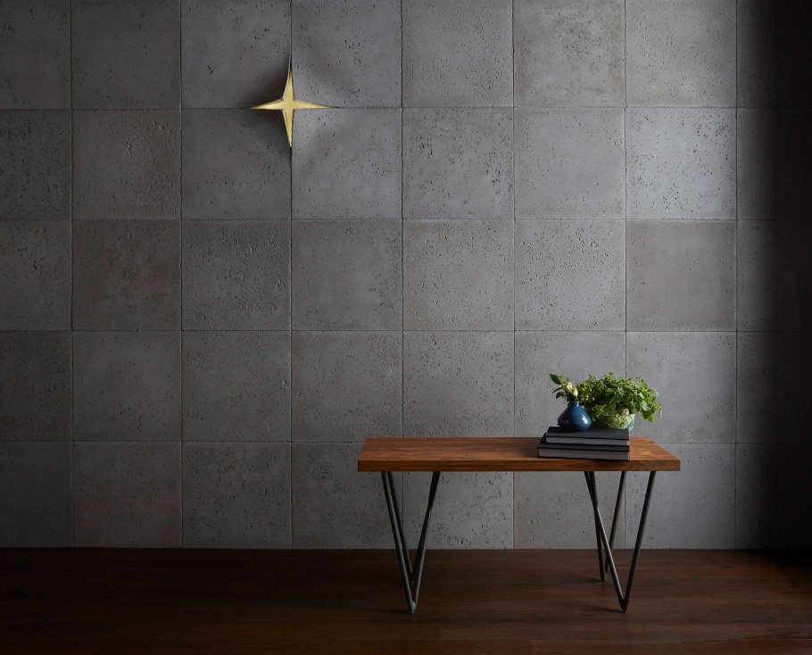 Бетонная плитка для стен