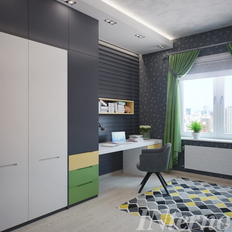 Спальня для молодого мужчины