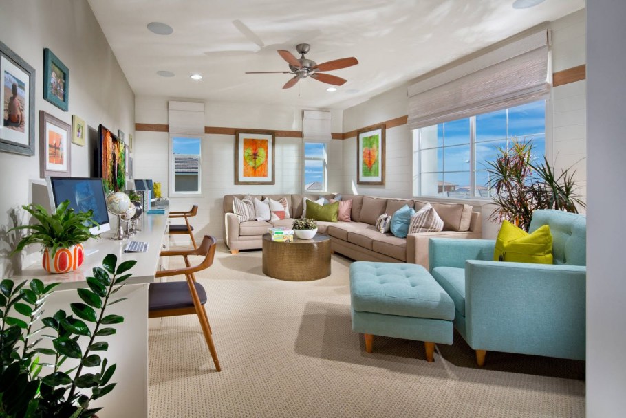 Гостиная в морском стиле