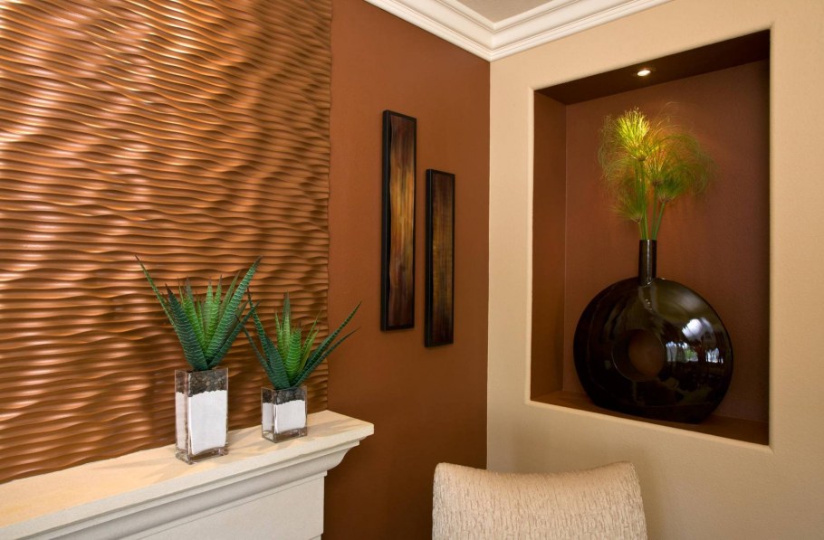 Декоративные углубления в стене