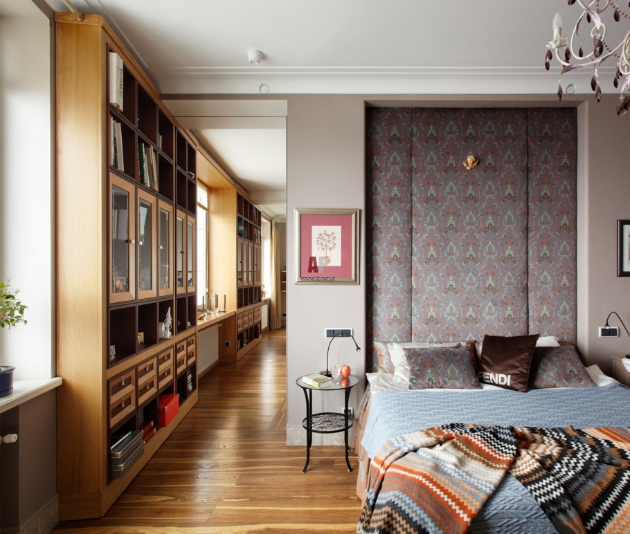 Ниши в интерьере спальни