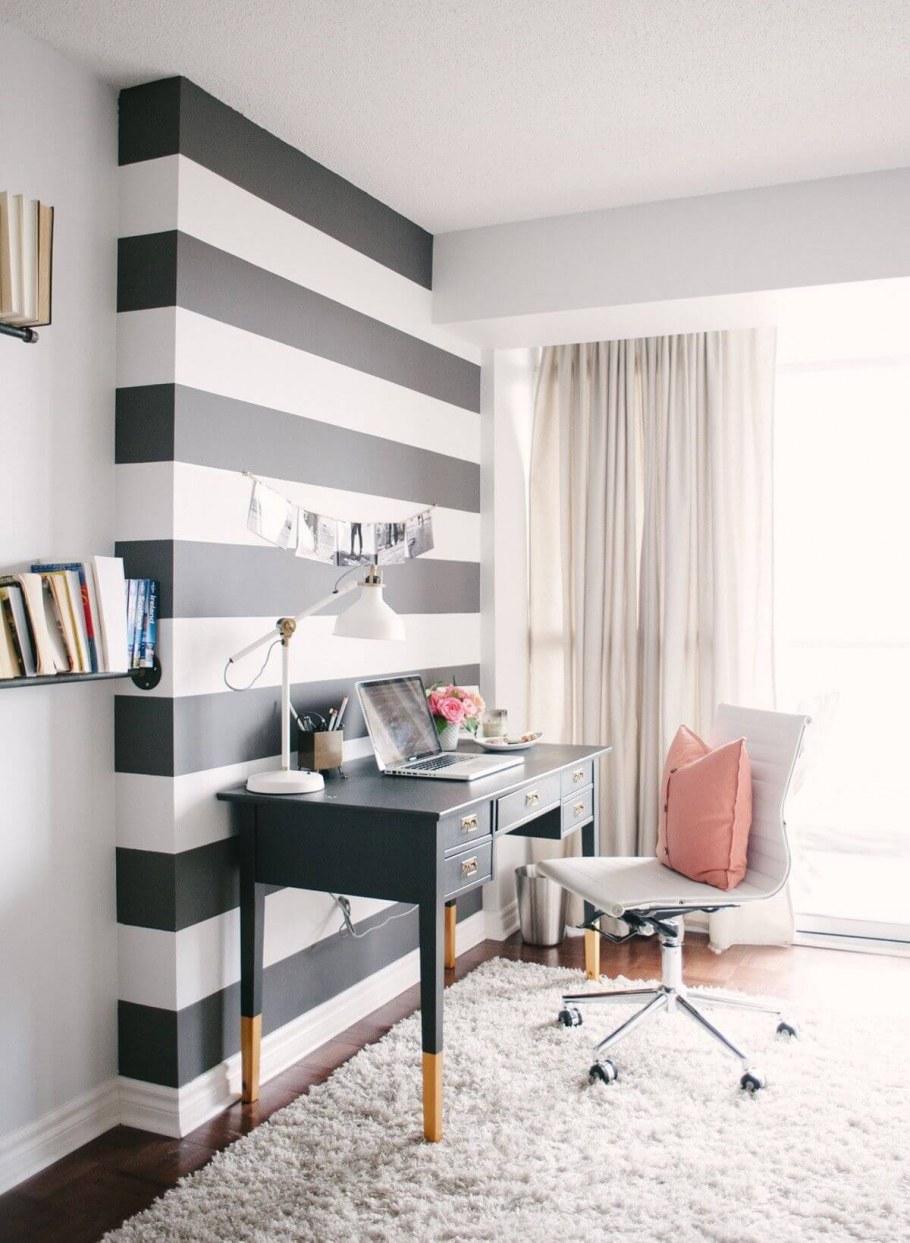 Полоска в интерьере