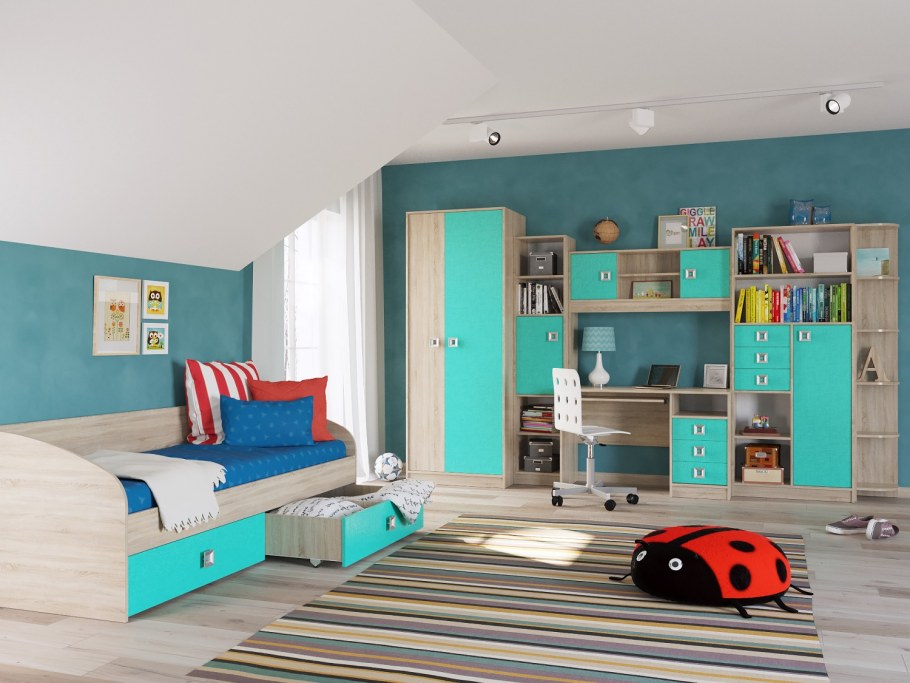 Детская мебель Сити Аква