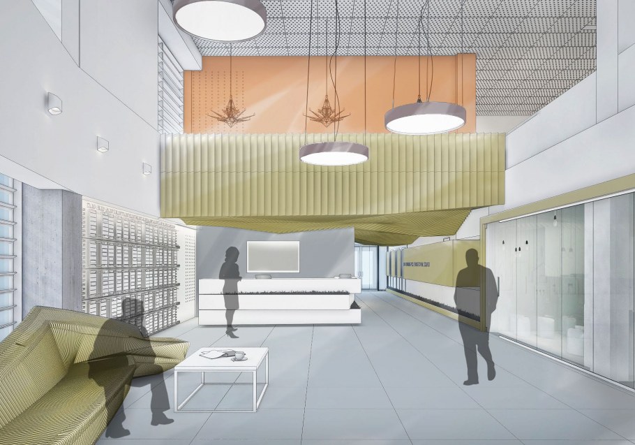 Интерьер общественного пространства