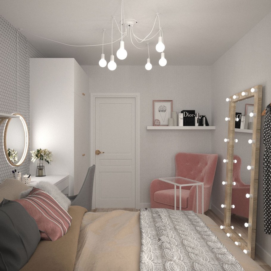 Дизайн комнаты для девушки