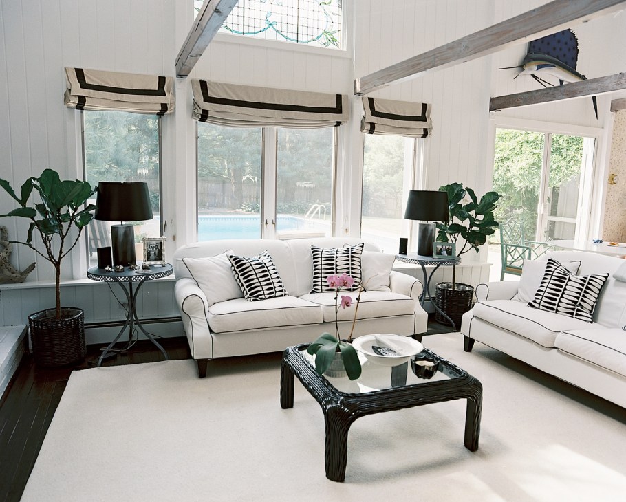 Римские шторы арт деко