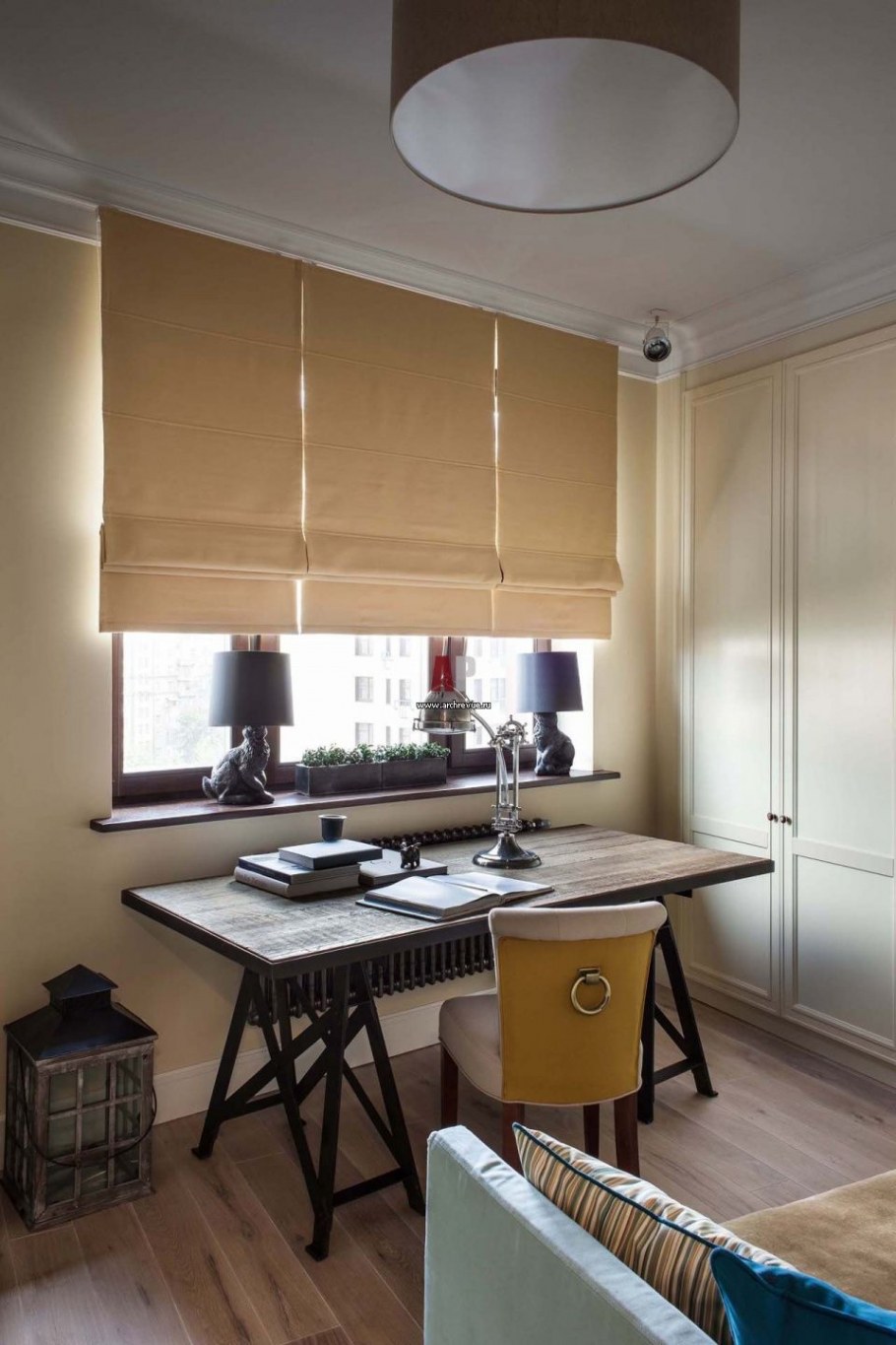 Римские шторы в скандинавском интерьере