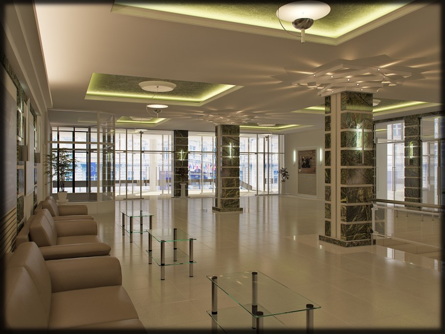 Design Hotel Lobby Interior