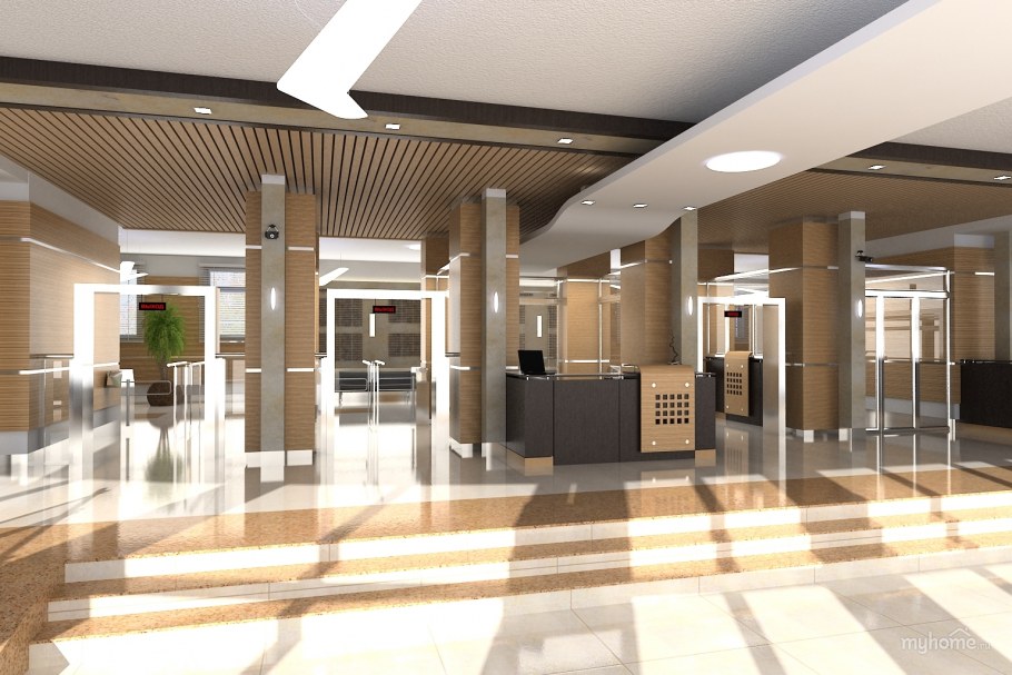 Фойе в современном стиле