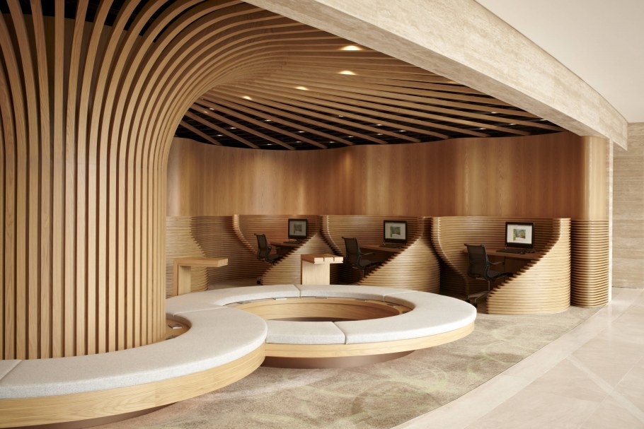 Интерьер холла общественного здания