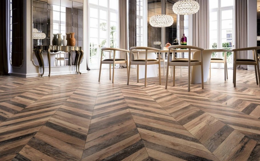 Керамогранит parquet Chevron