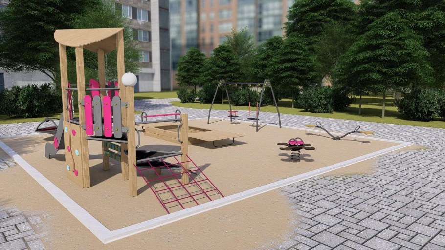 Детская площадка во дворе