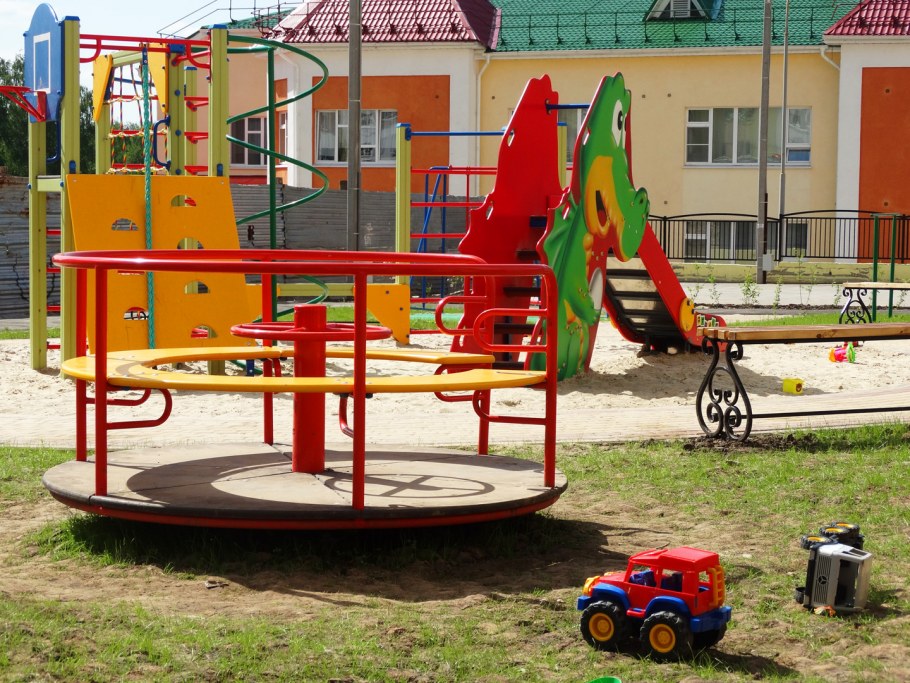 Детская площадка в Нью Йорке