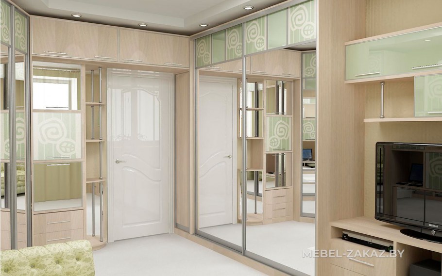 Гостиная с угловым диваном