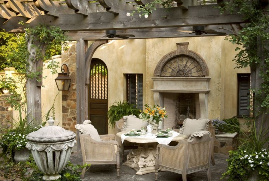 Беседка в итальянском стиле