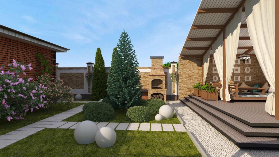 Планировка маленького участка