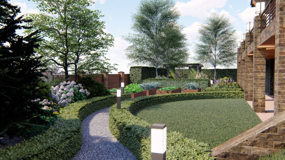 Проекты с террасированием участка