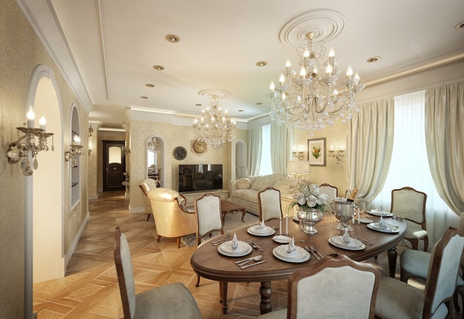 Коттедж классика 340