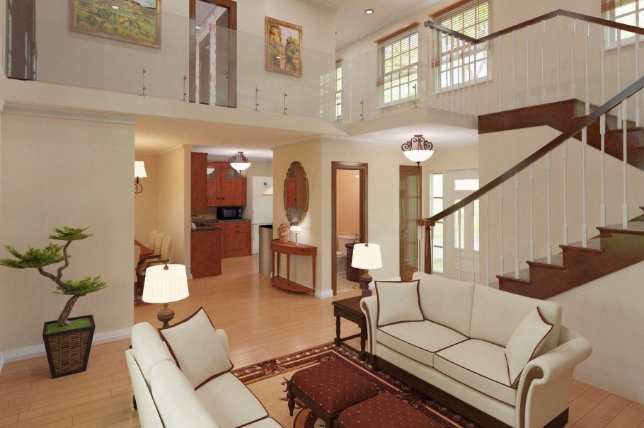 Просторные квартиры в коттедже