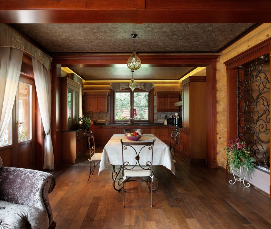 Интерьер дачи в стиле Модерн