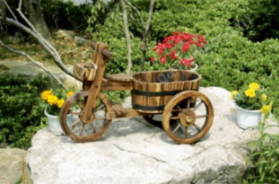 Декоративный велосипед для сада