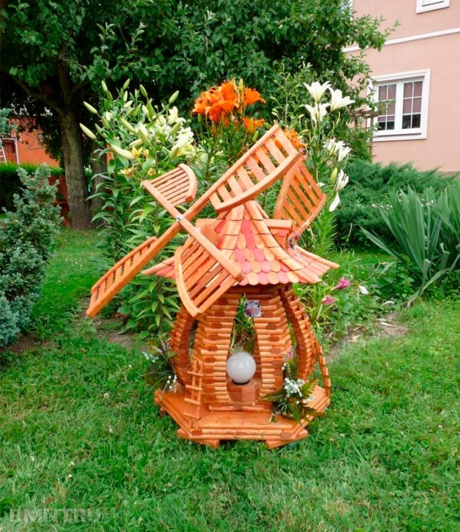 Деревянный декор для сада