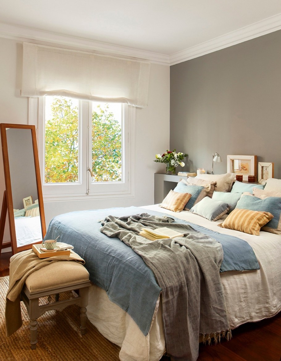 Цвет стен в спальне