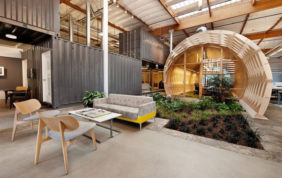 Офис в стиле эко-френдли