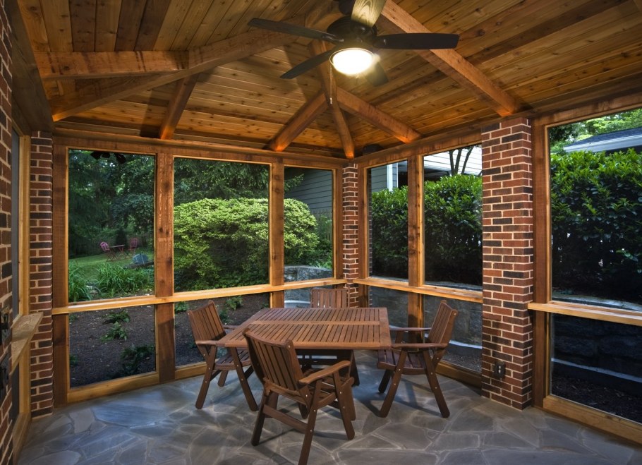 Беседка с верандой