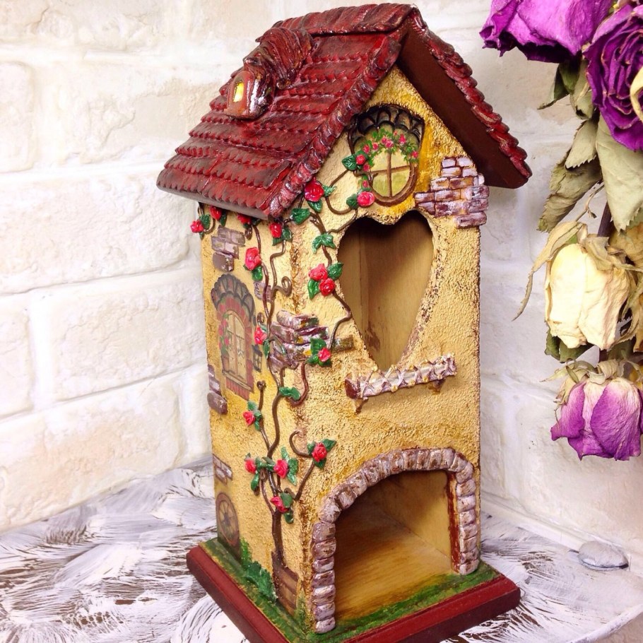 Чайный домик из глины