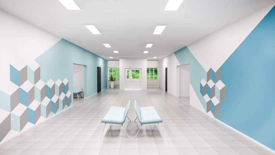 Цвет стен в школе