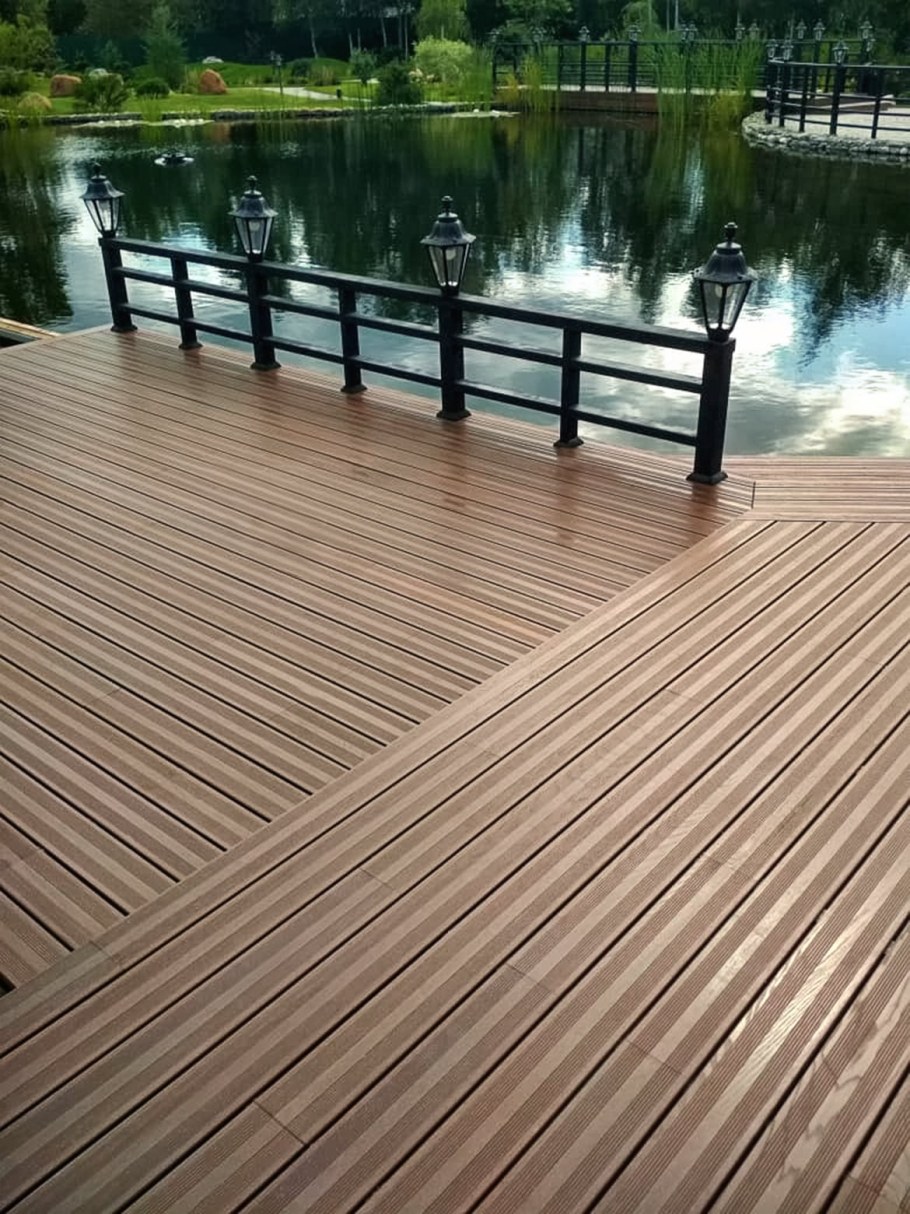 Терраса из старых досок