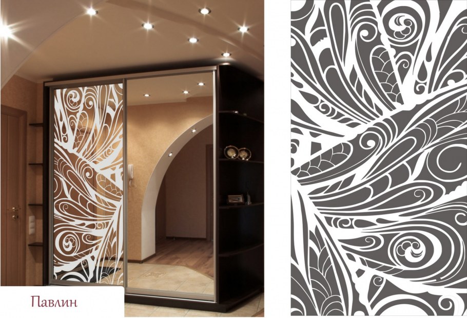 Шкаф купе в японском стиле