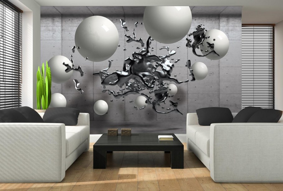 Фотообои 3д стена