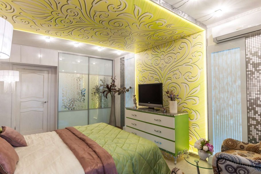 Потолок переходящий в стену