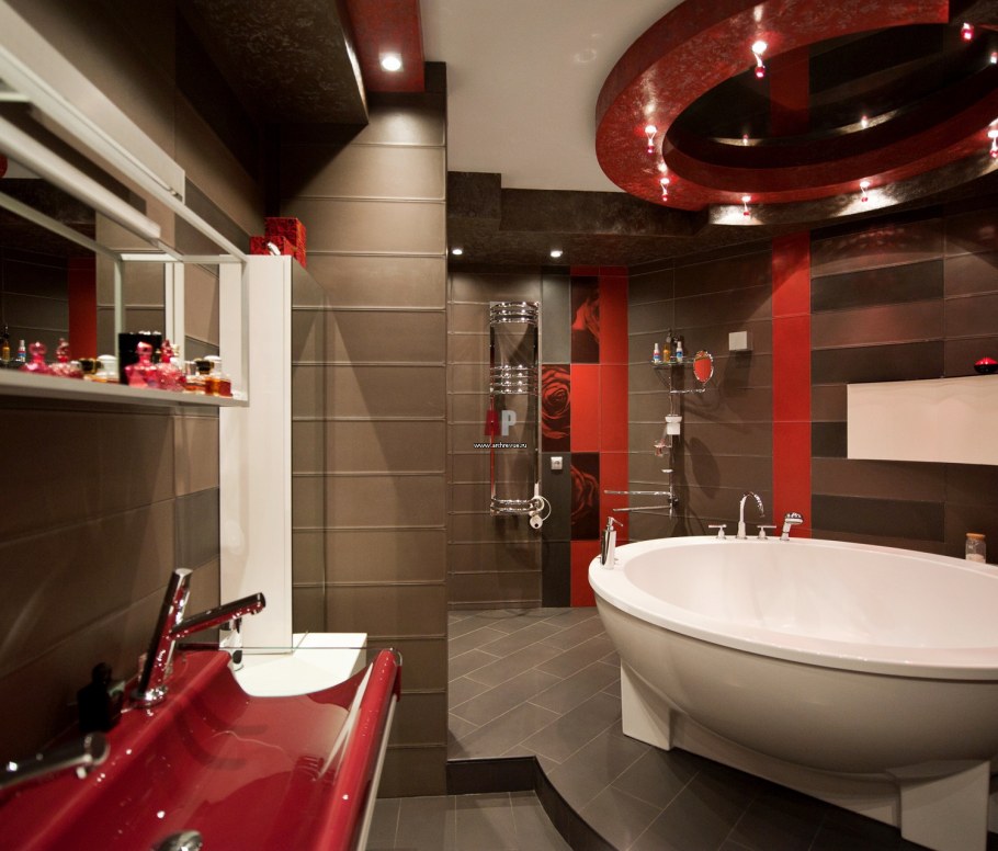 Красная ванная
