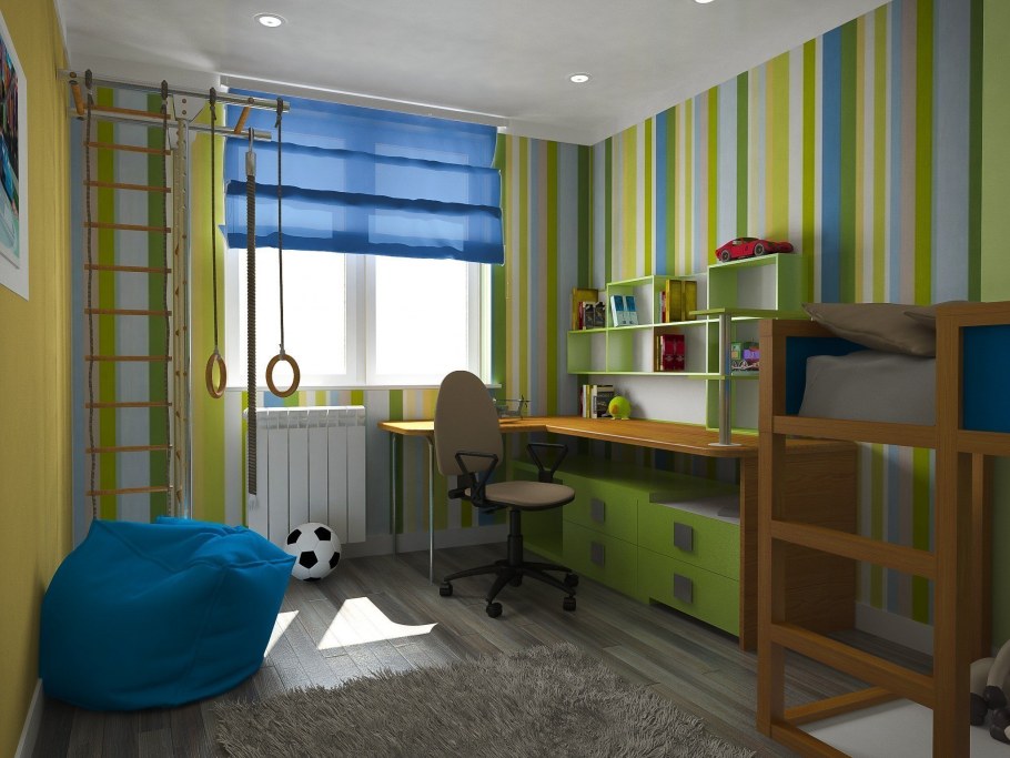 Комната для первоклассника мальчика