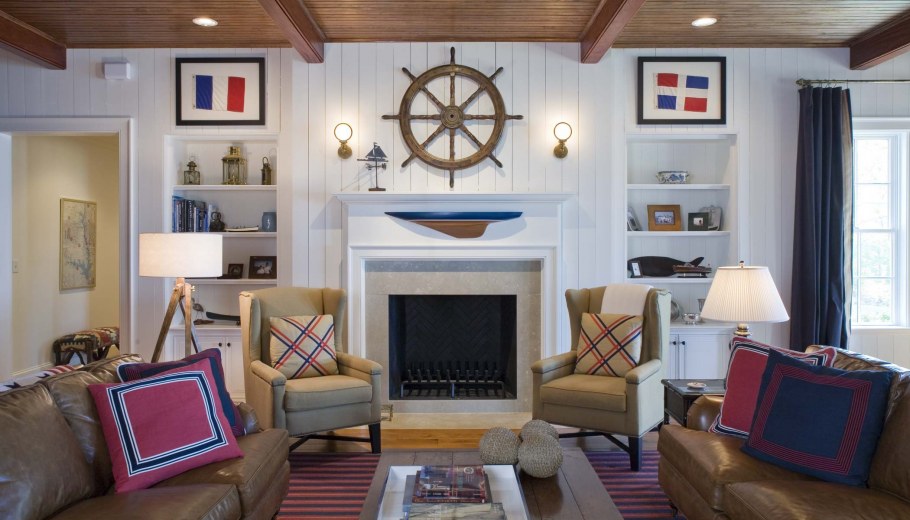 Гостиная в стиле 19 века Англия