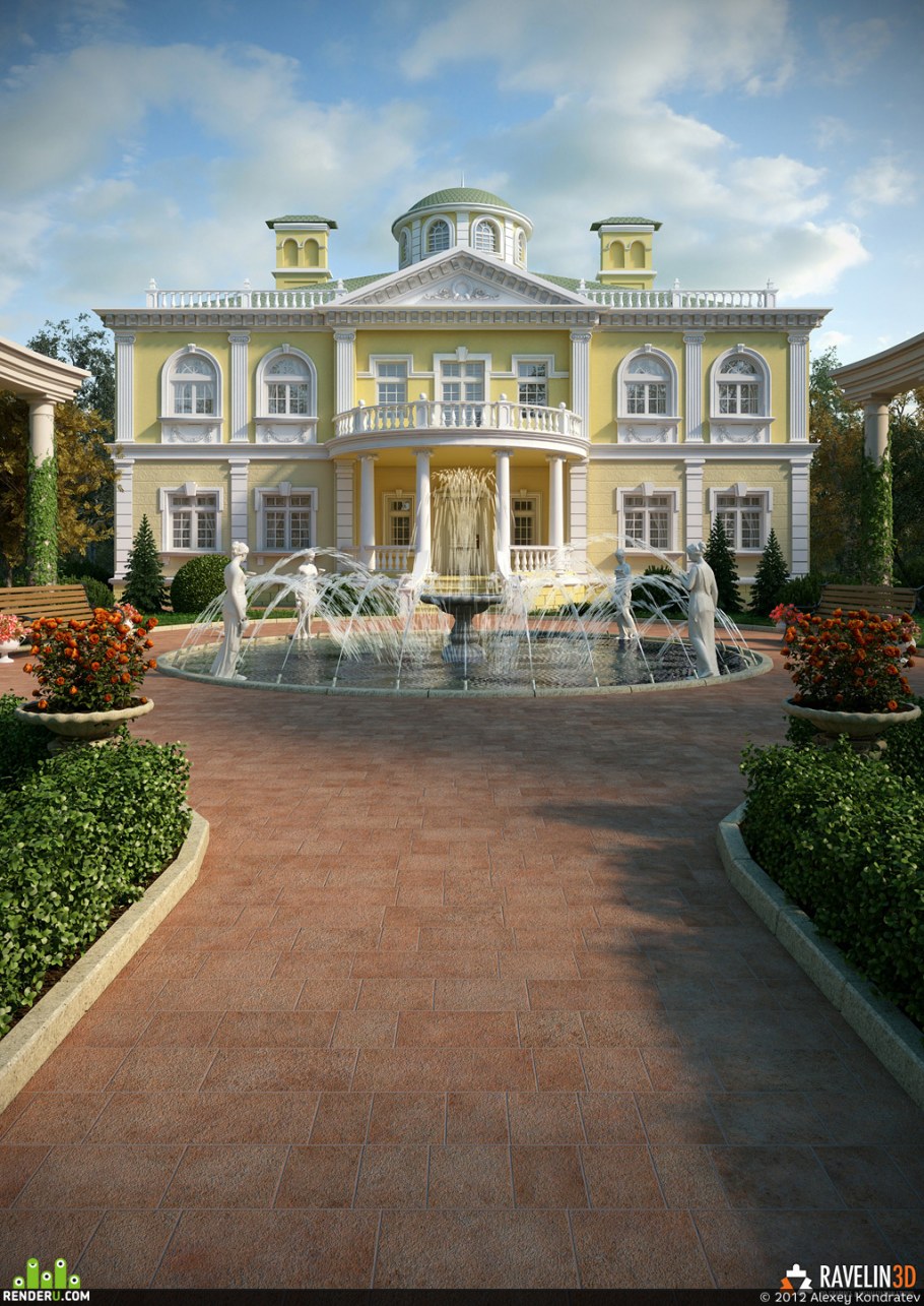 Резиденция особняк усадьба в классическом стиле