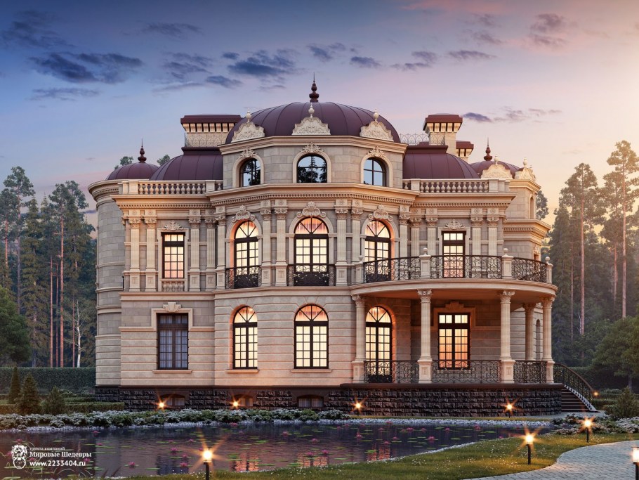 Викторианский особняк в Москве на Рублевке