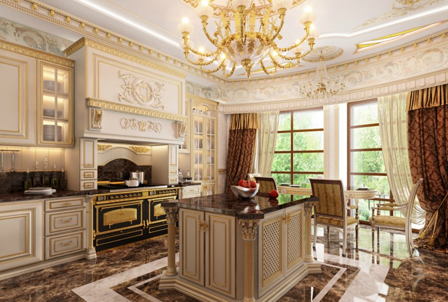 Antonovich Design интерьеры в стиле Ампир